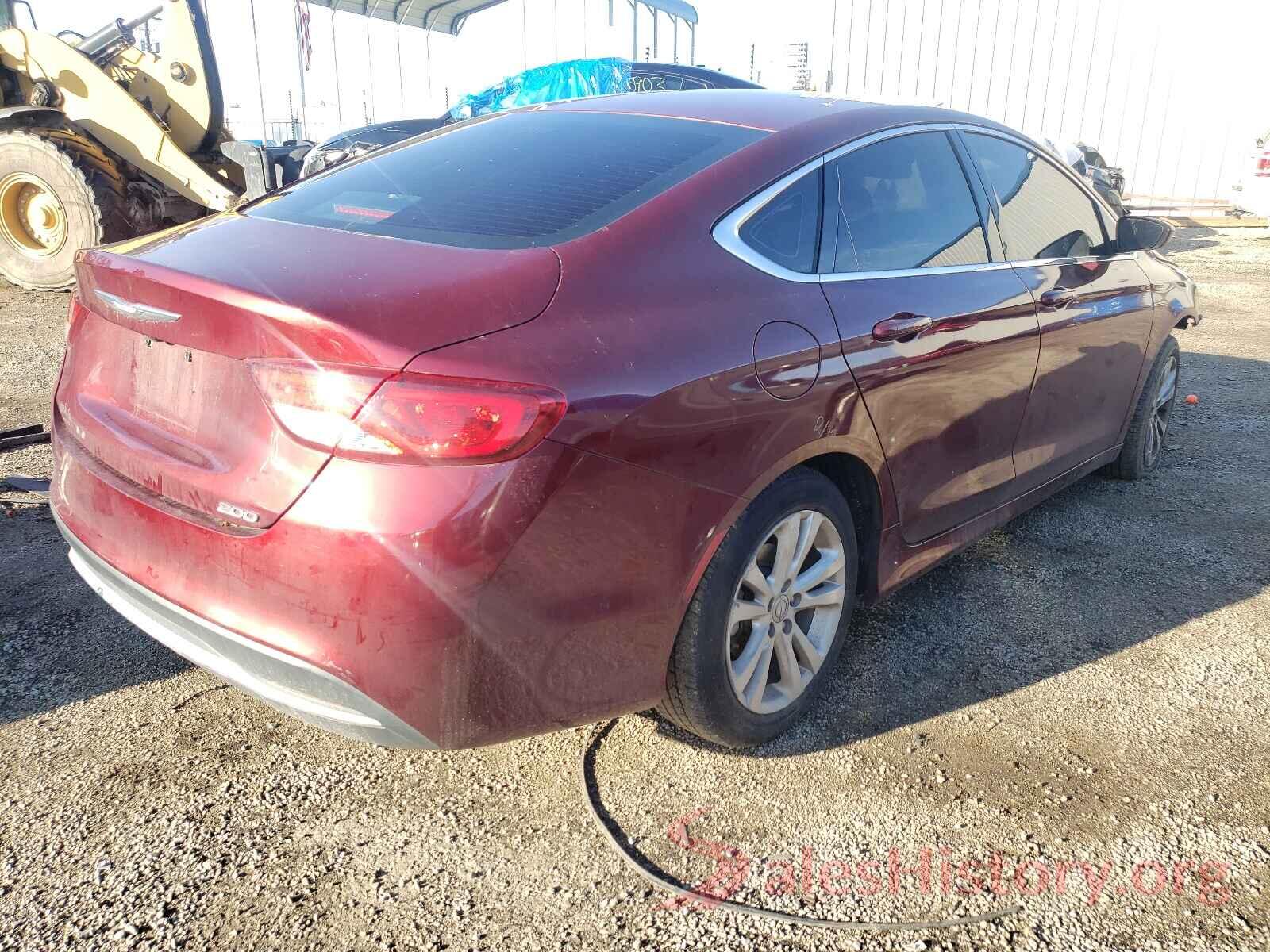 1C3CCCAB1GN165482 2016 CHRYSLER 200