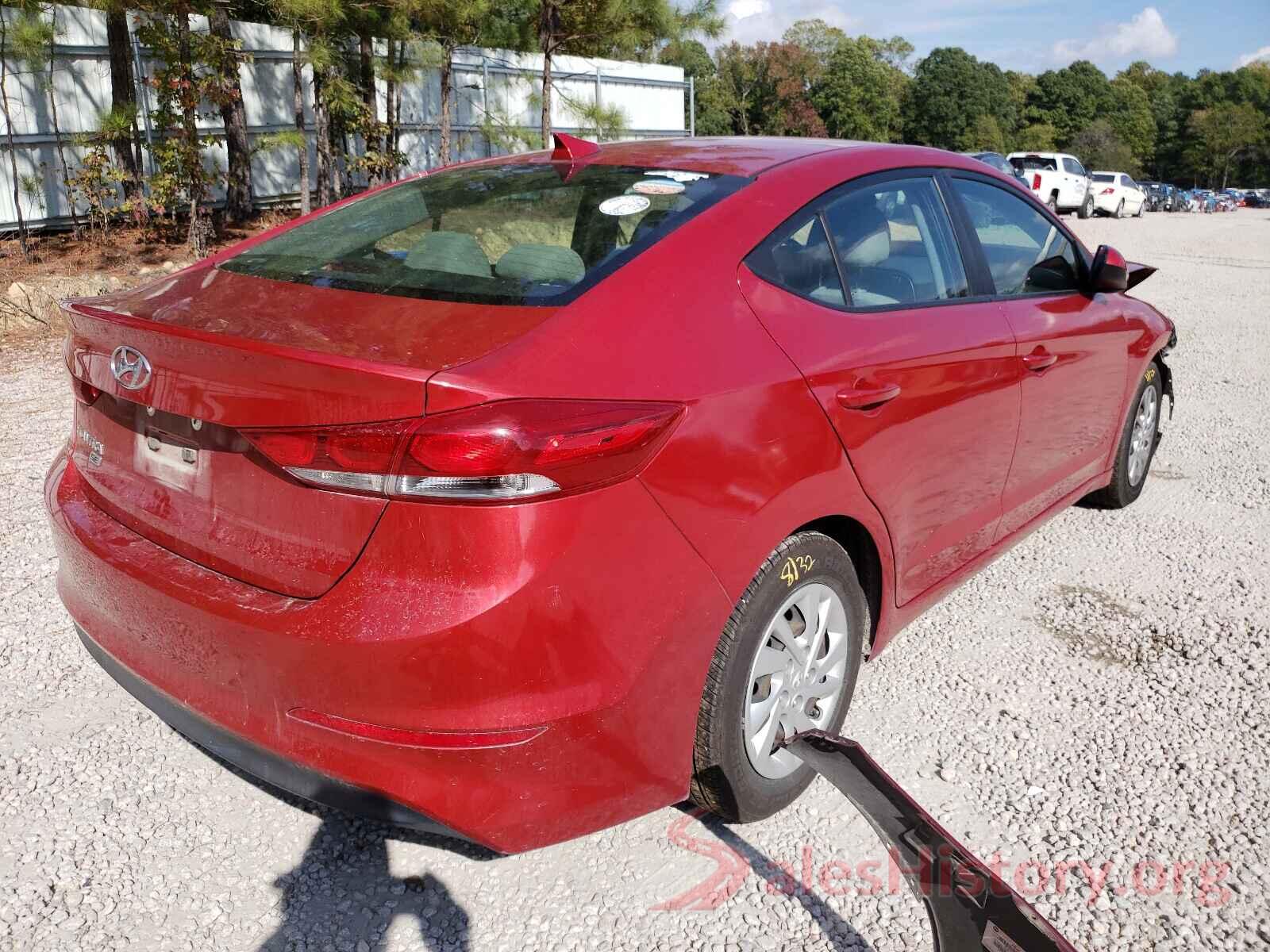 5NPD74LF7HH195310 2017 HYUNDAI ELANTRA