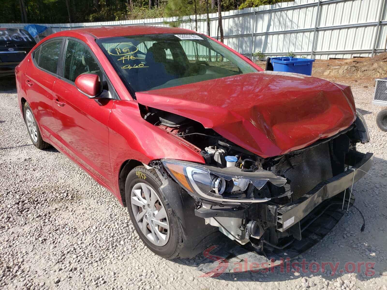 5NPD74LF7HH195310 2017 HYUNDAI ELANTRA