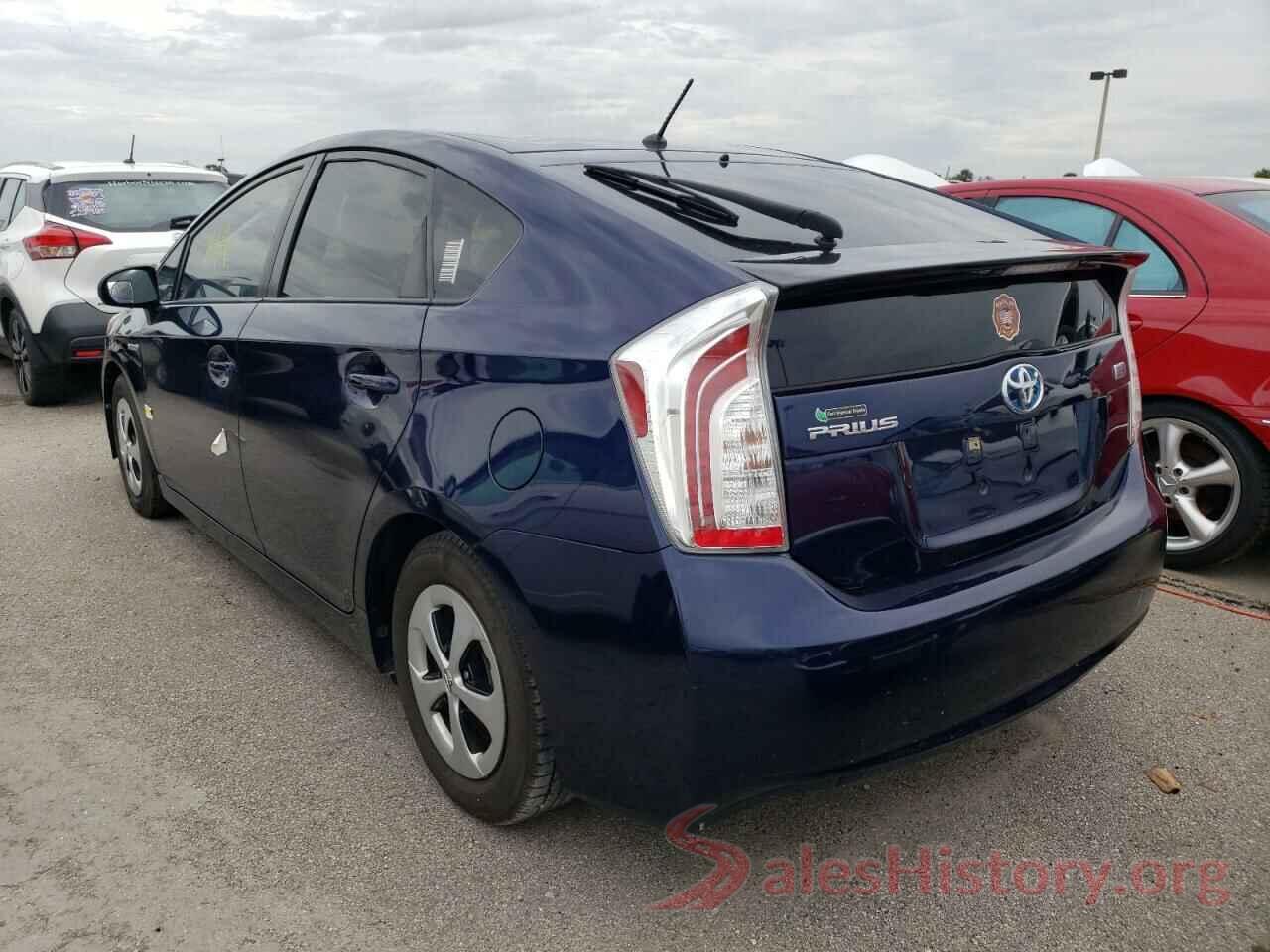 JTDKN3DU7C1548987 2012 TOYOTA PRIUS