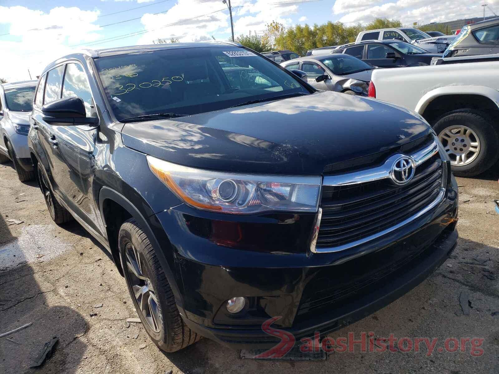 5TDJKRFH0GS320250 2016 TOYOTA HIGHLANDER