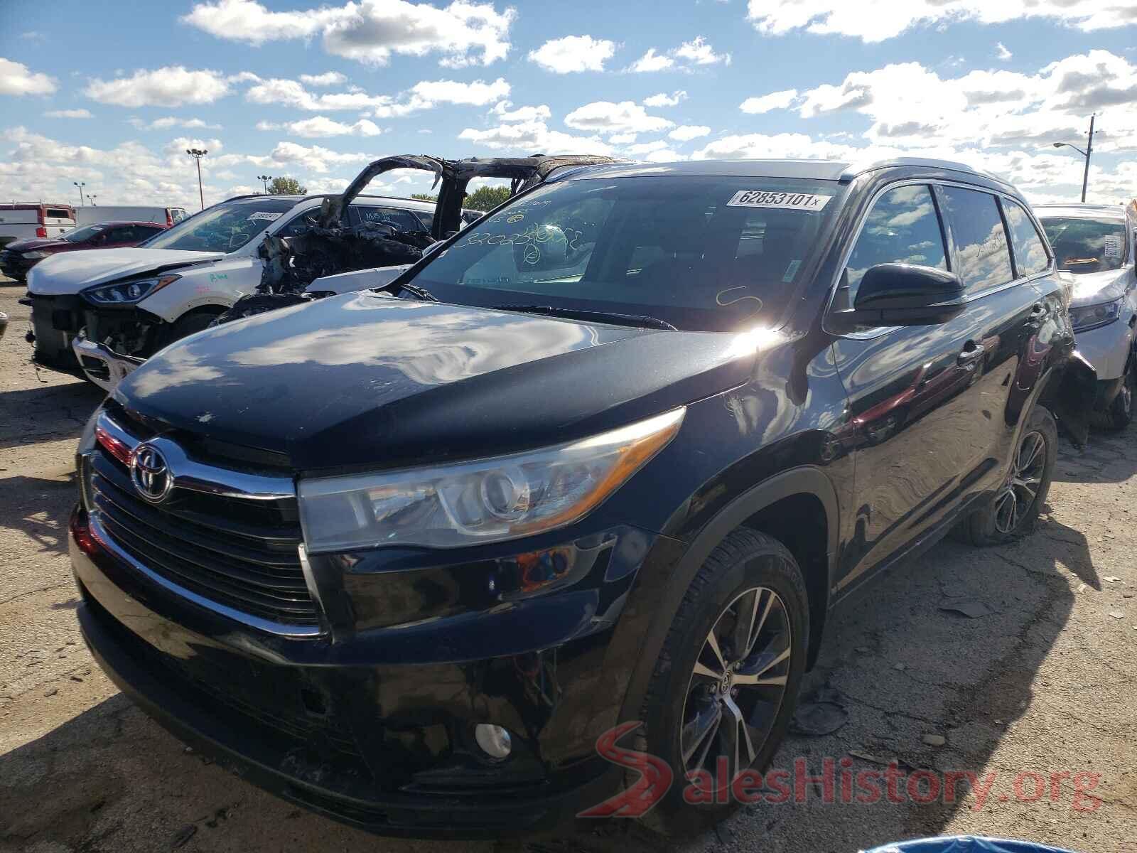 5TDJKRFH0GS320250 2016 TOYOTA HIGHLANDER