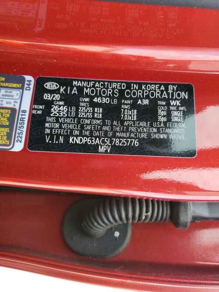 KNDP63AC5L7825776 2020 KIA SPORTAGE