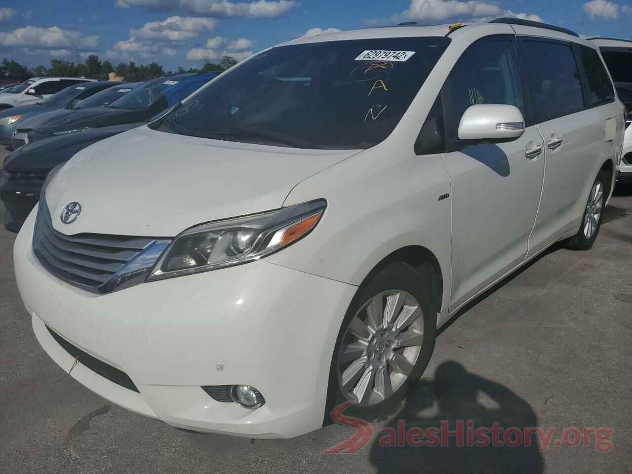 5TDYZ3DC6HS202171 2017 TOYOTA SIENNA