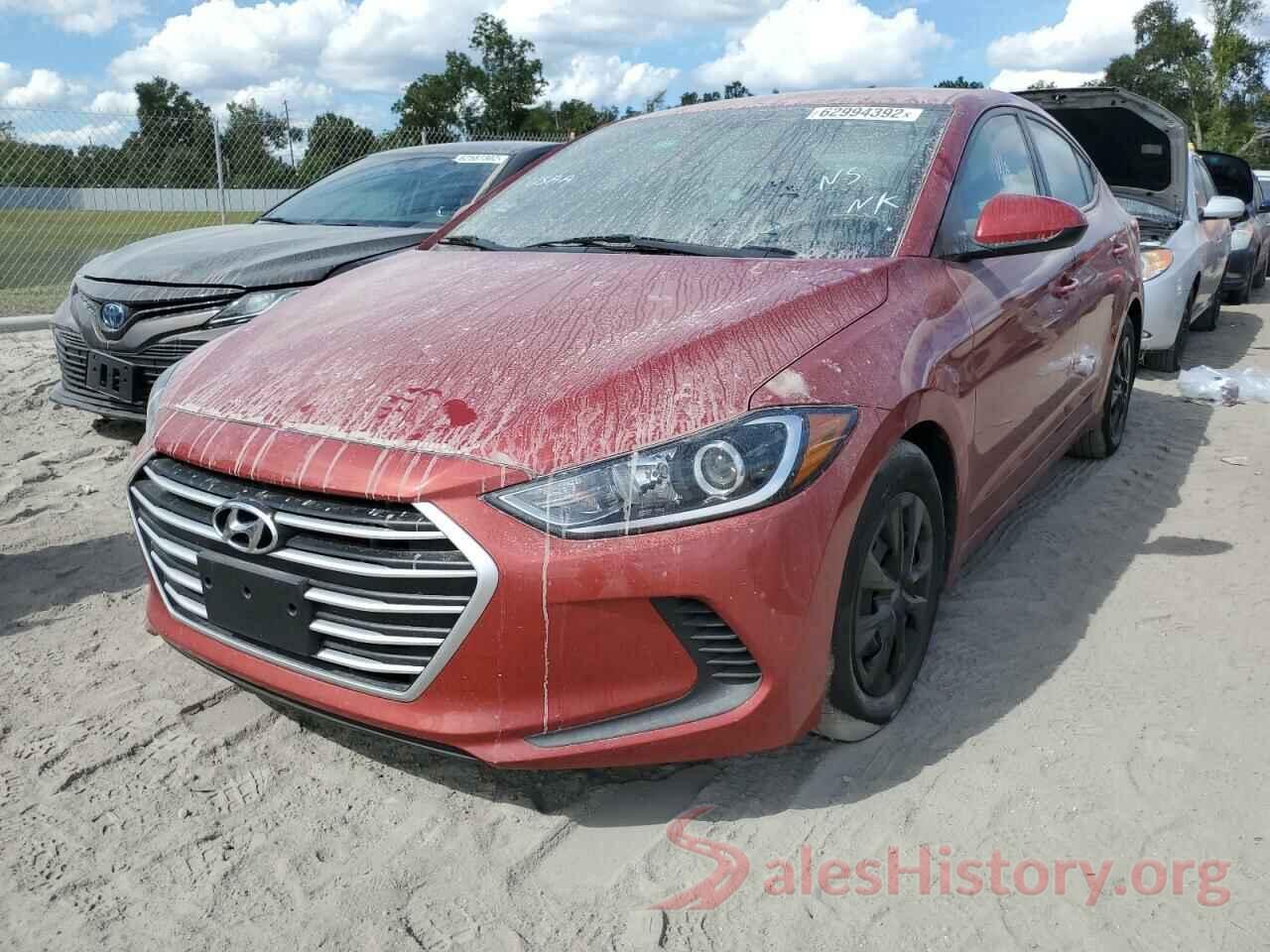 5NPD74LF9HH205593 2017 HYUNDAI ELANTRA