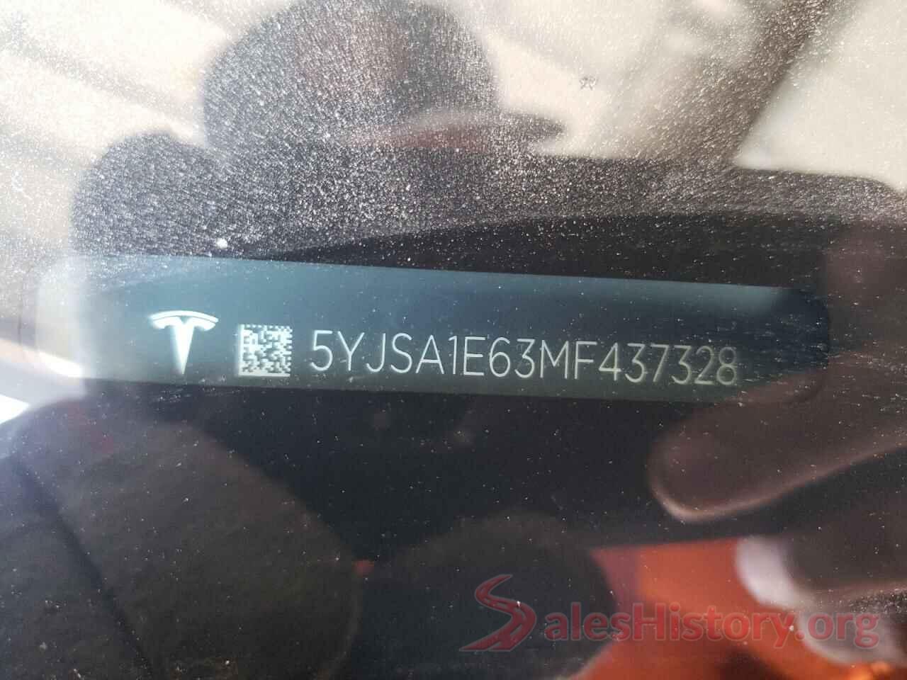 5YJSA1E63MF437328 2021 TESLA MODEL S