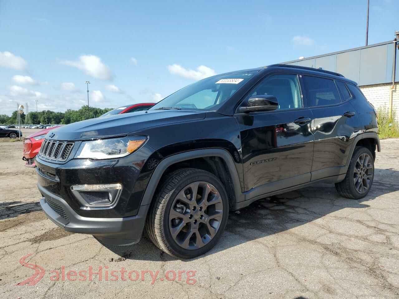 2019 JEEP COMPASS VIN 3C4NJDCB6KT672884, auction photo
