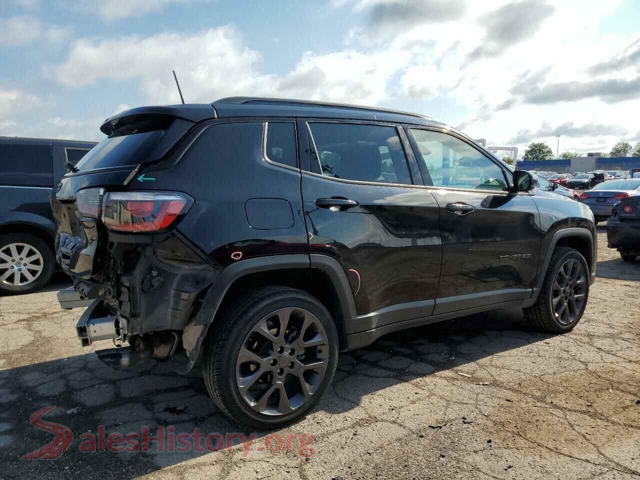 2019 JEEP COMPASS VIN 3C4NJDCB6KT672884, right side view