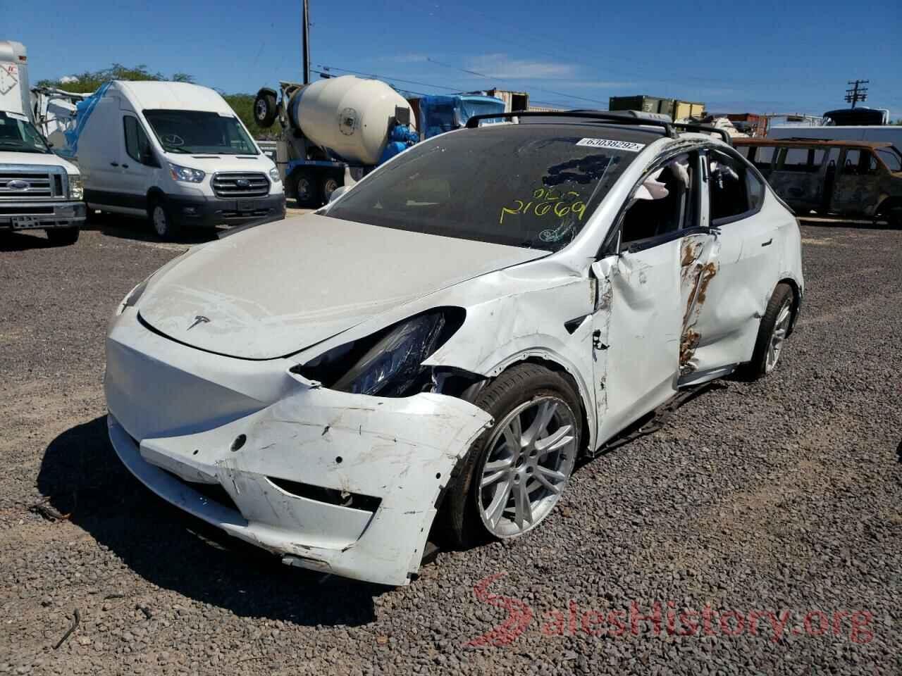 5YJYGDEE4LF006531 2020 TESLA MODEL Y