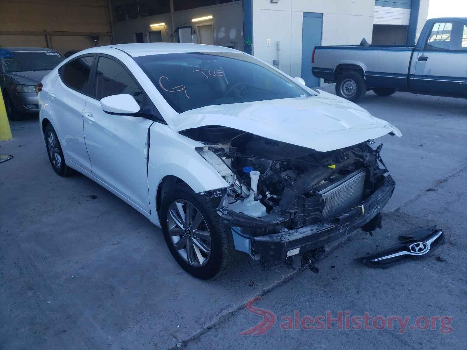 5NPDH4AEXGH765256 2016 HYUNDAI ELANTRA