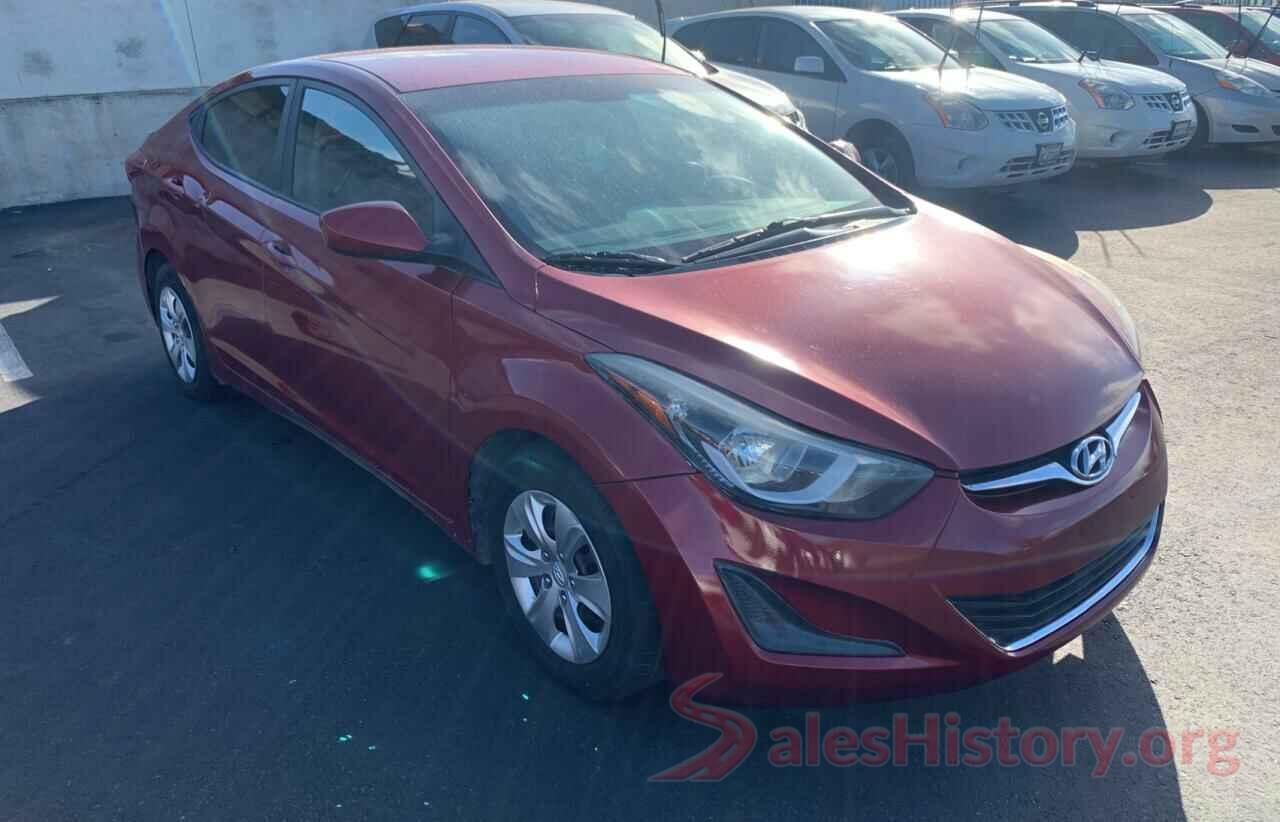 5NPDH4AE7GH698776 2016 HYUNDAI ELANTRA