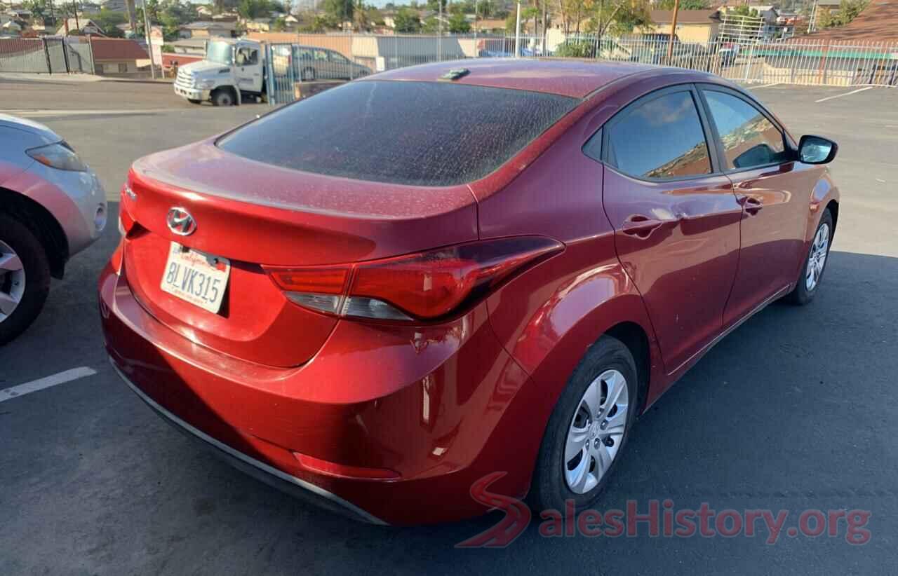 5NPDH4AE7GH698776 2016 HYUNDAI ELANTRA