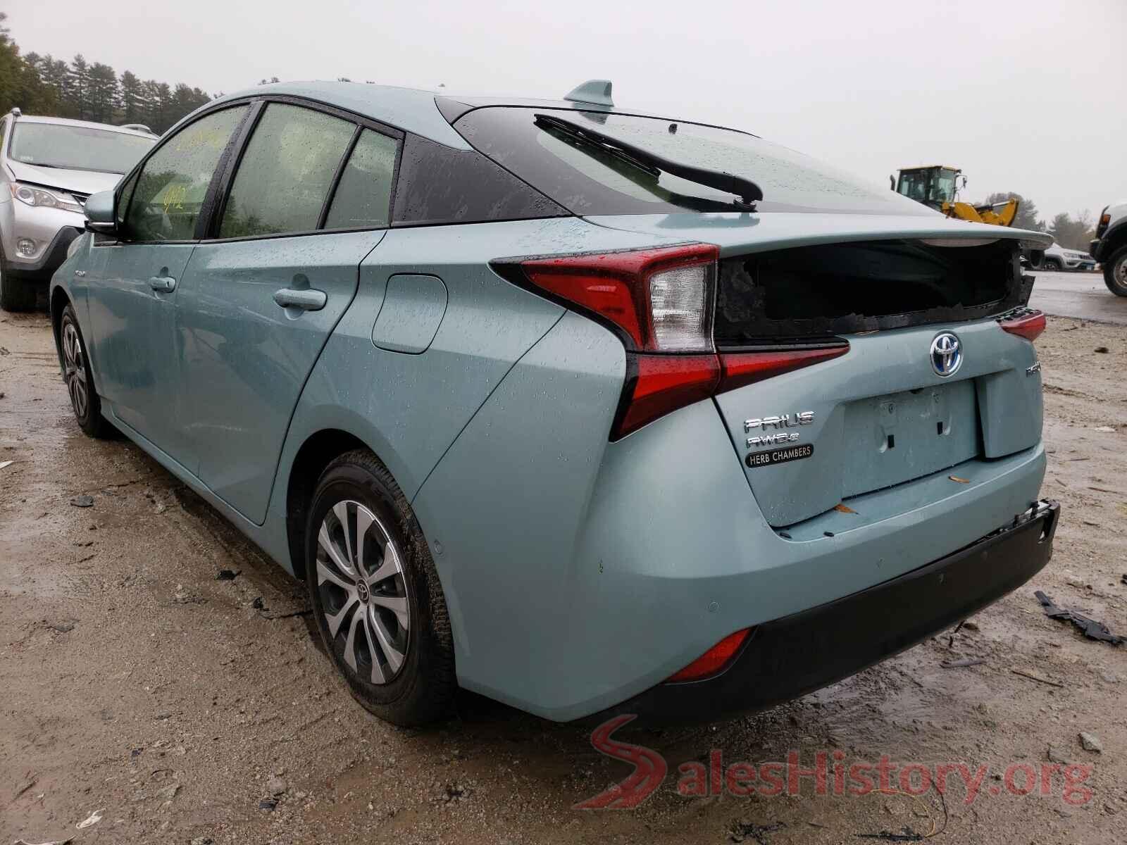 JTDL9MFU2M3027533 2021 TOYOTA PRIUS