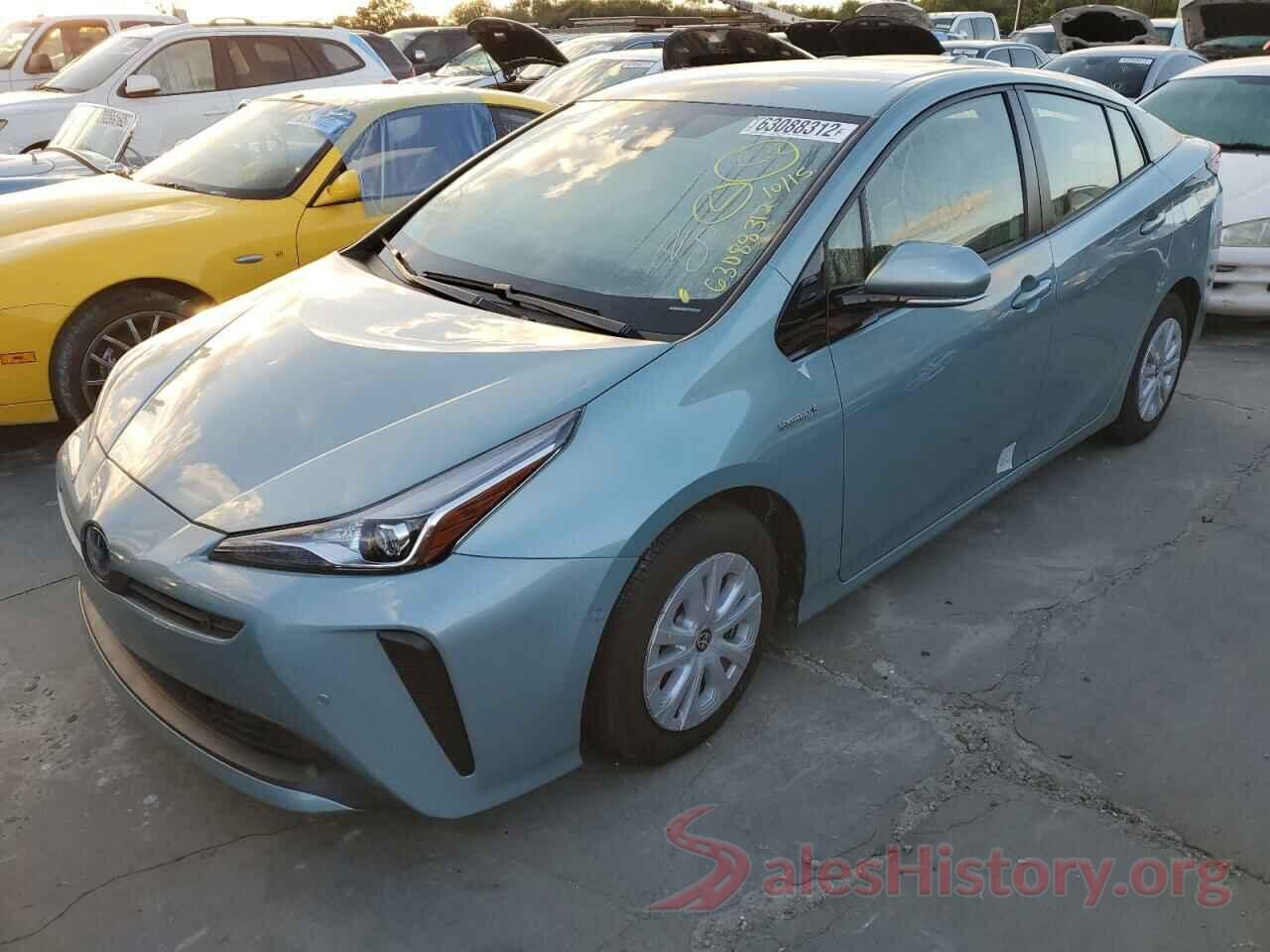 JTDKARFU6K3099574 2019 TOYOTA PRIUS