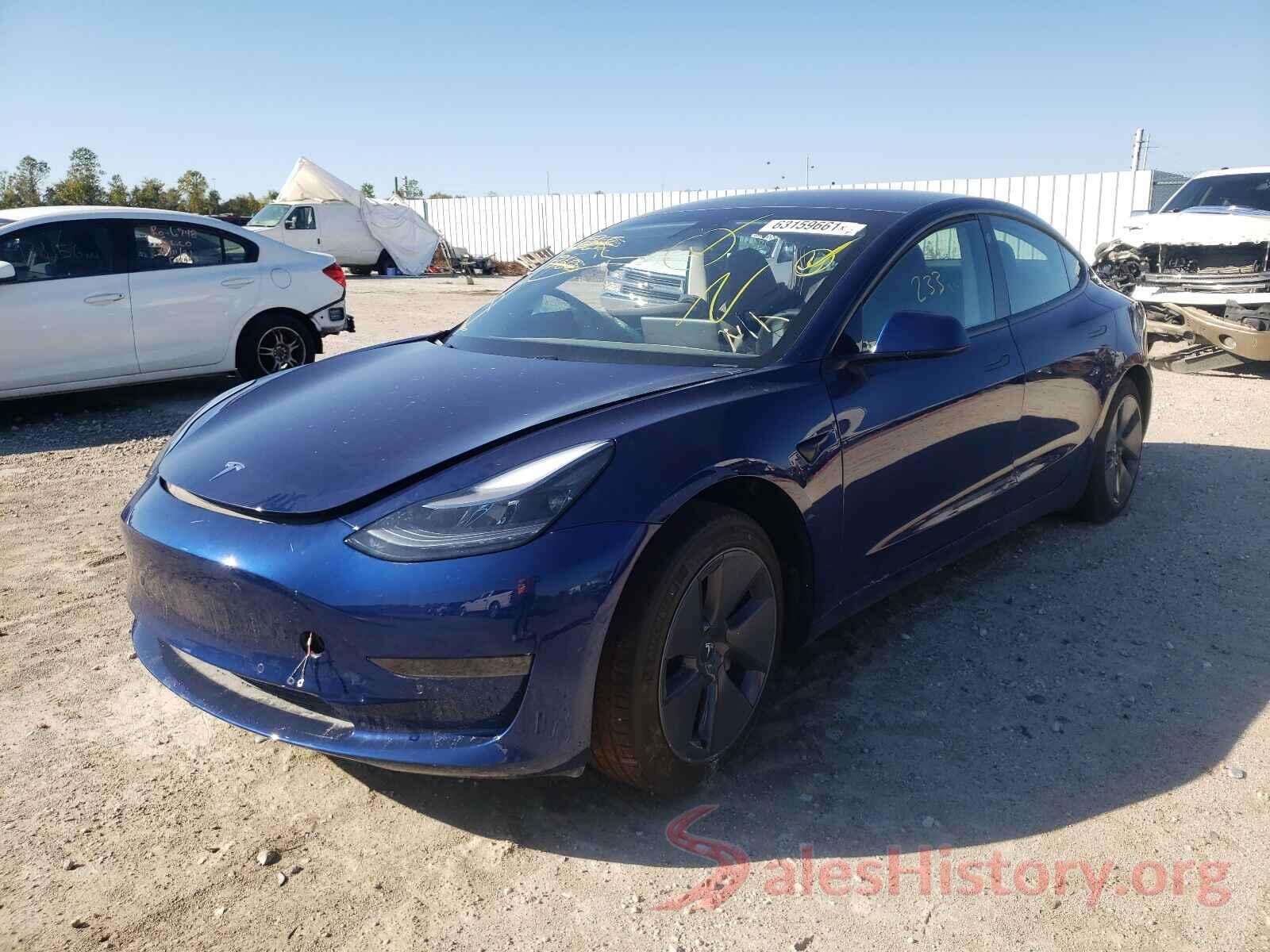 5YJ3E1EA5MF060658 2021 TESLA MODEL 3