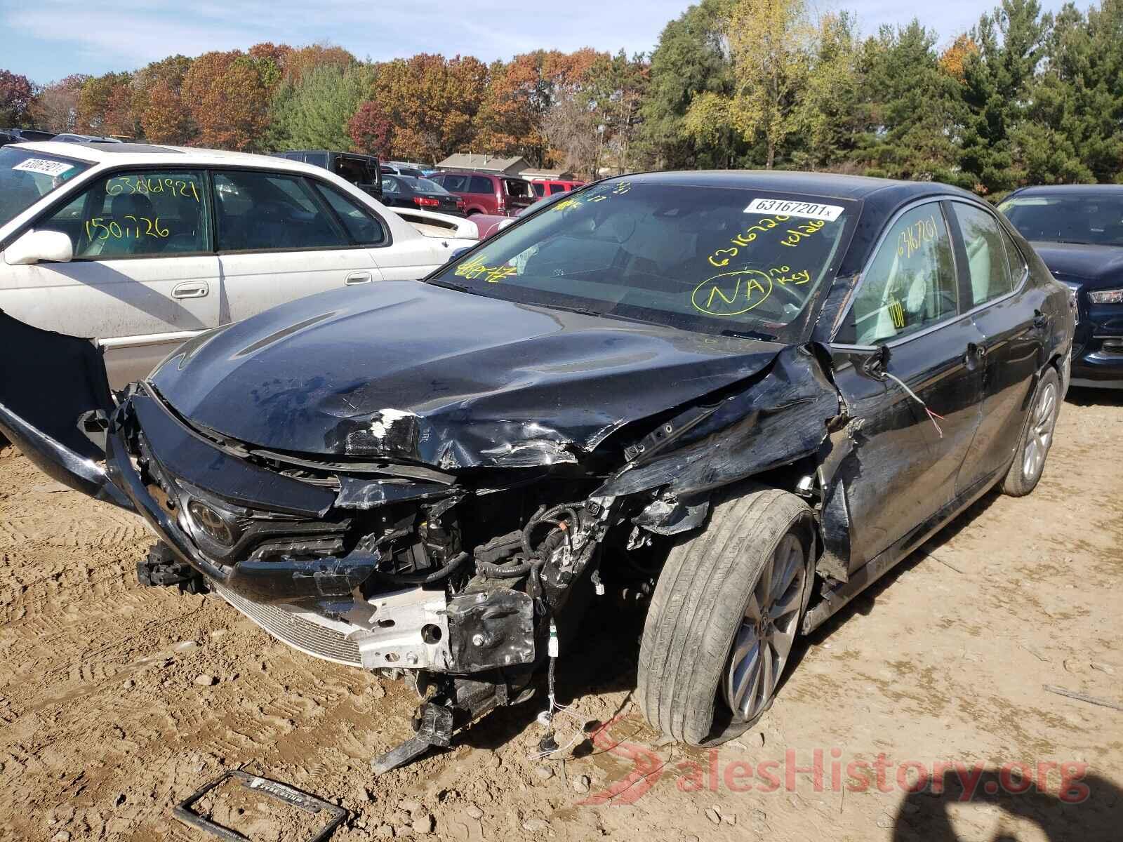 4T1B11HK0KU253599 2019 TOYOTA CAMRY