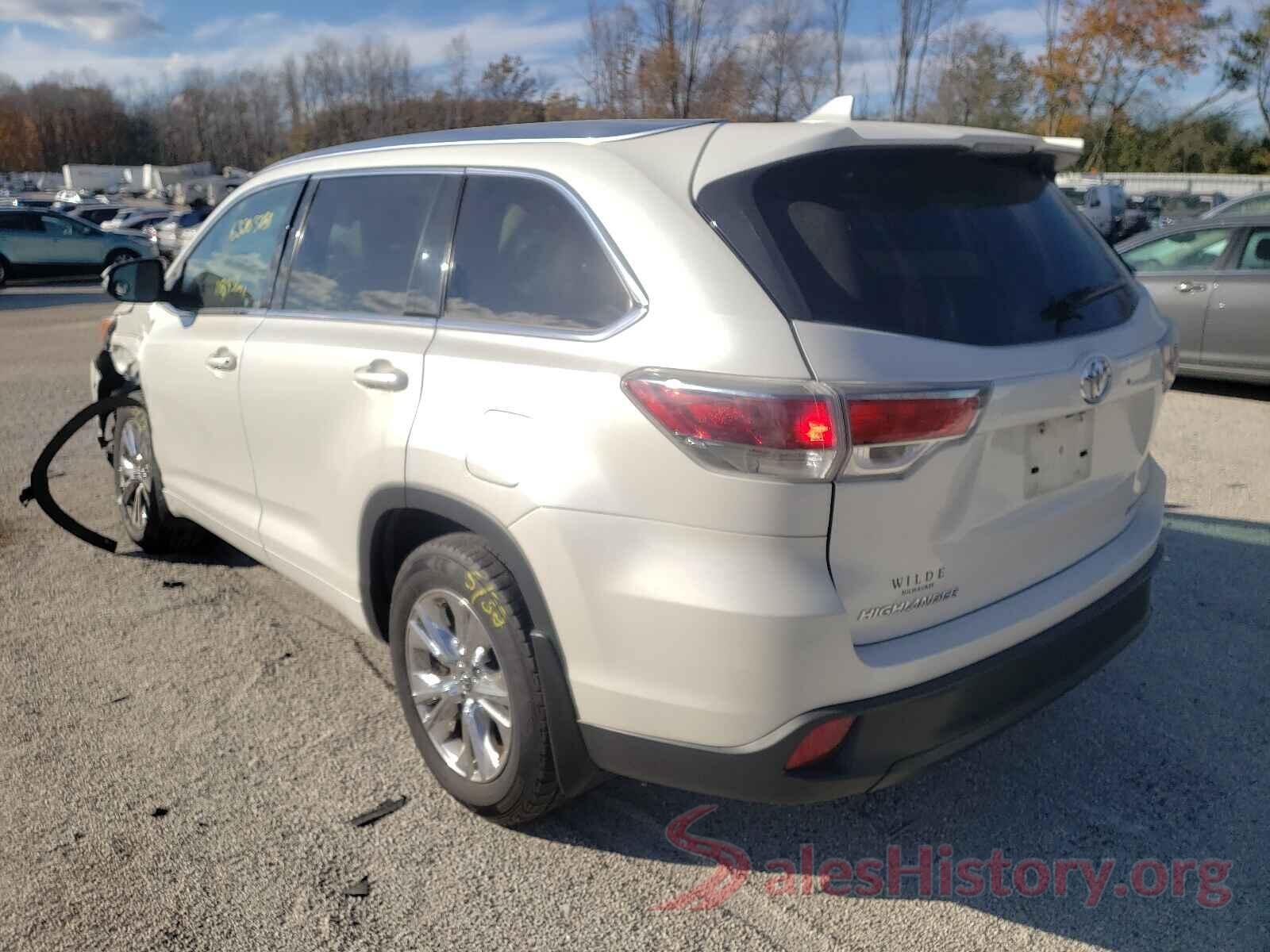 5TDJKRFH4GS505322 2016 TOYOTA HIGHLANDER