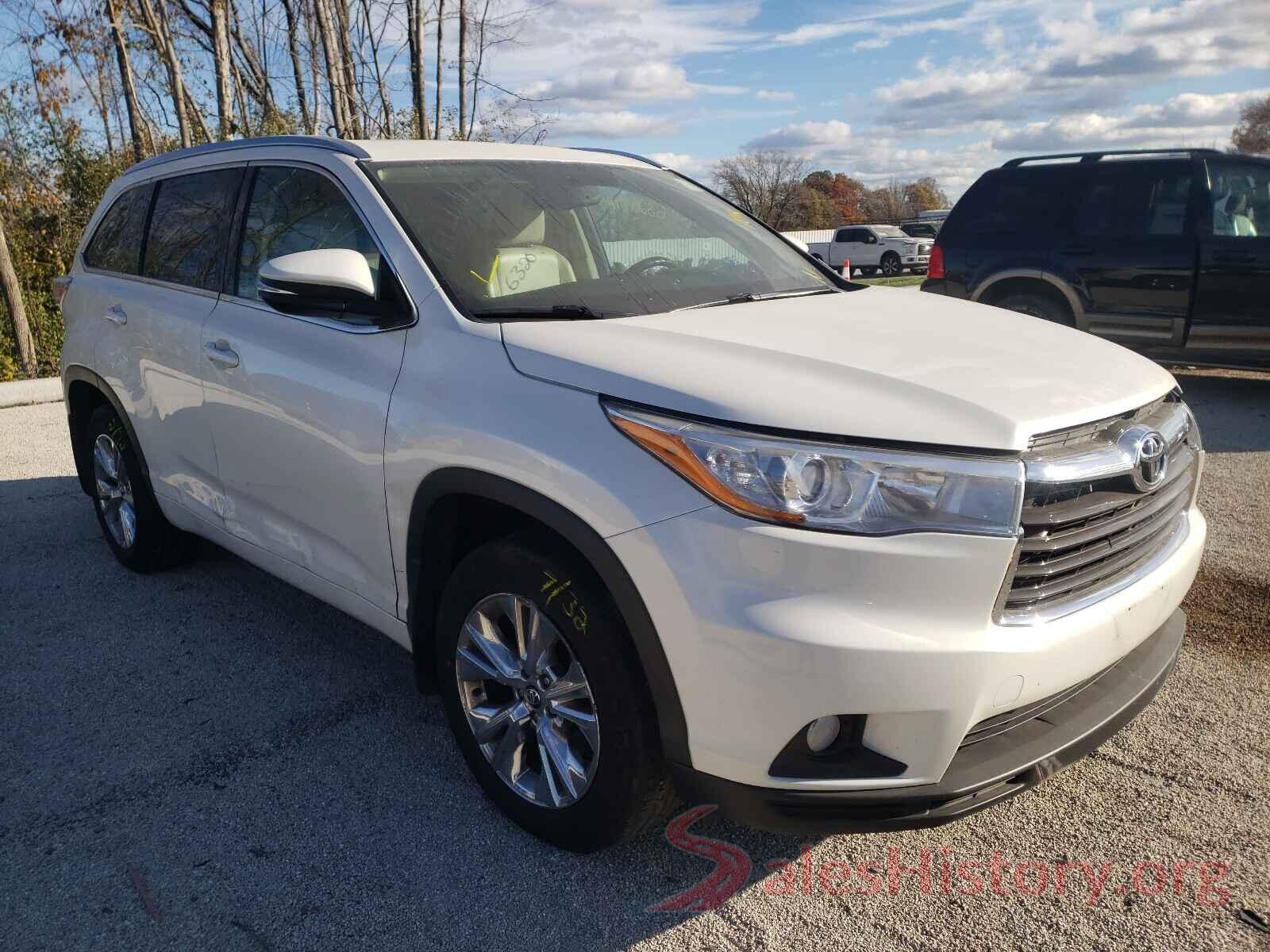 5TDJKRFH4GS505322 2016 TOYOTA HIGHLANDER