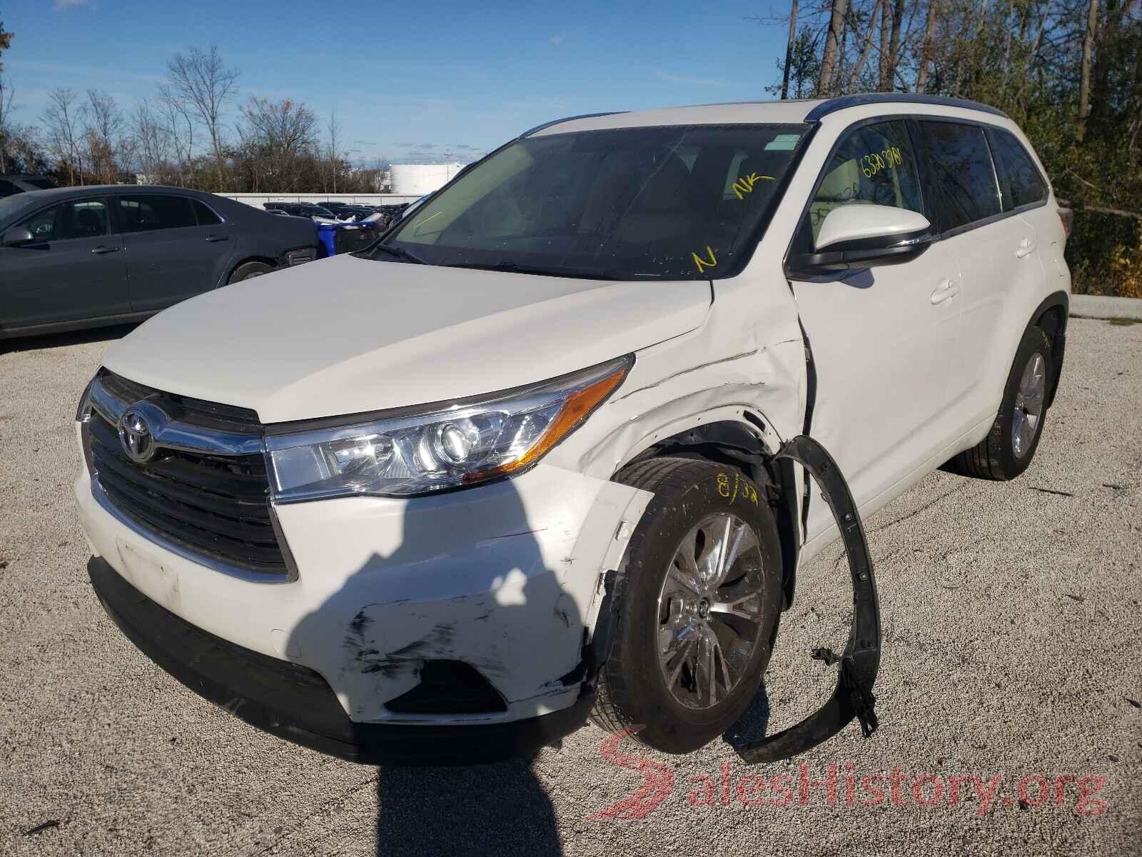 5TDJKRFH4GS505322 2016 TOYOTA HIGHLANDER