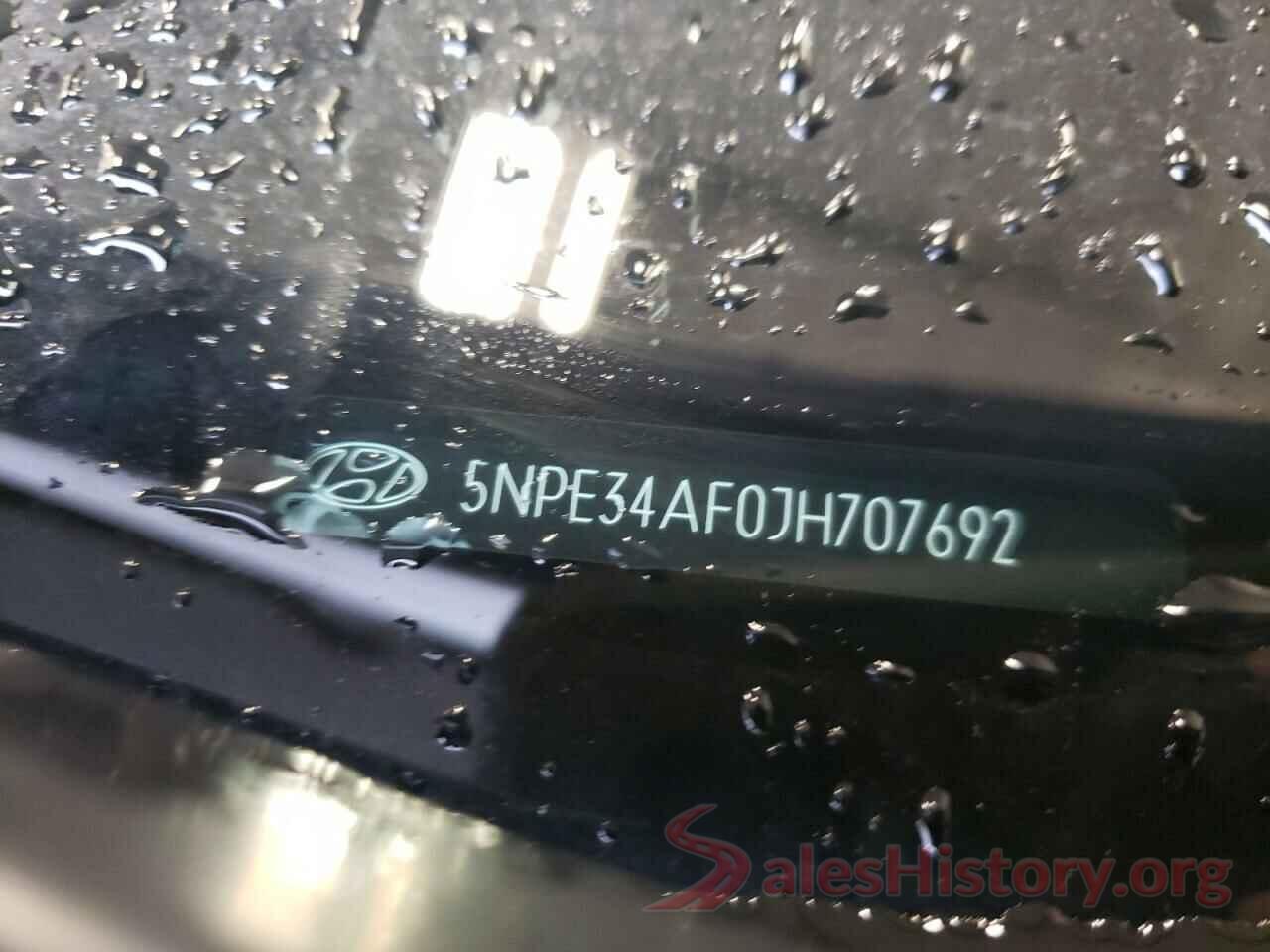 5NPE34AF0JH707692 2018 HYUNDAI SONATA