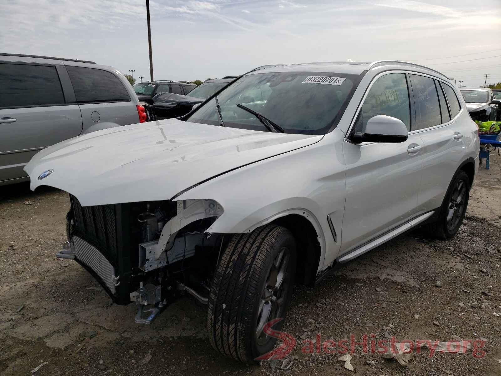 5UXTY5C03M9H92176 2021 BMW X3