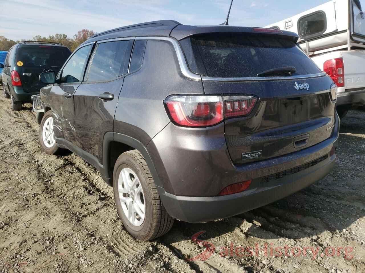 3C4NJCAB2KT820011 2019 JEEP COMPASS