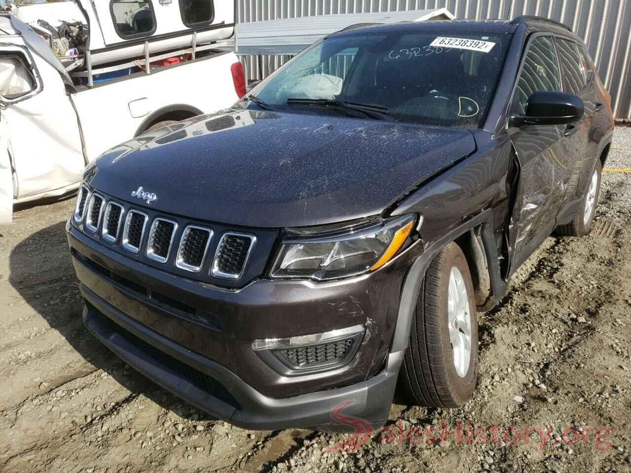 3C4NJCAB2KT820011 2019 JEEP COMPASS