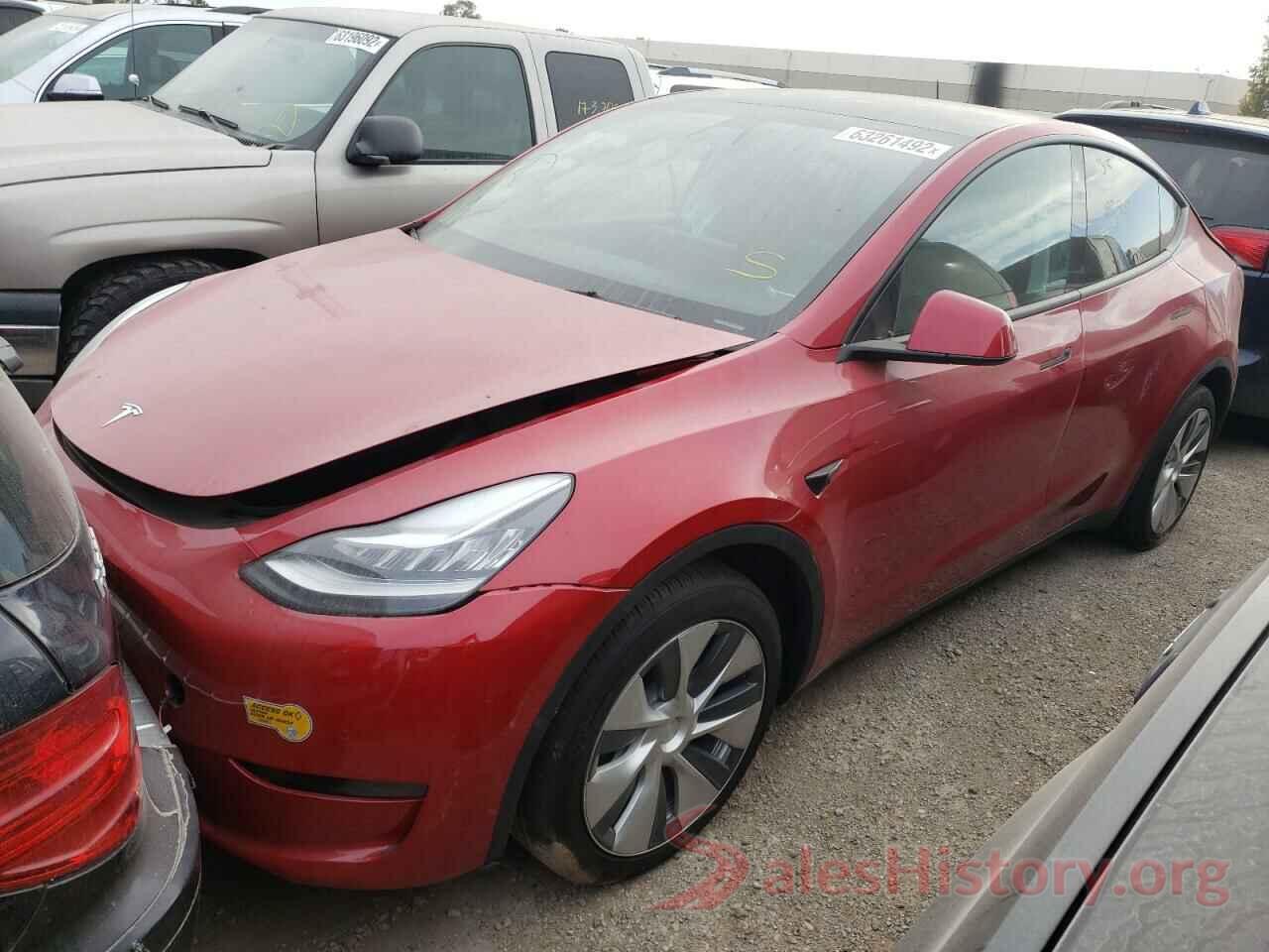 5YJYGDEE0MF229845 2021 TESLA MODEL Y