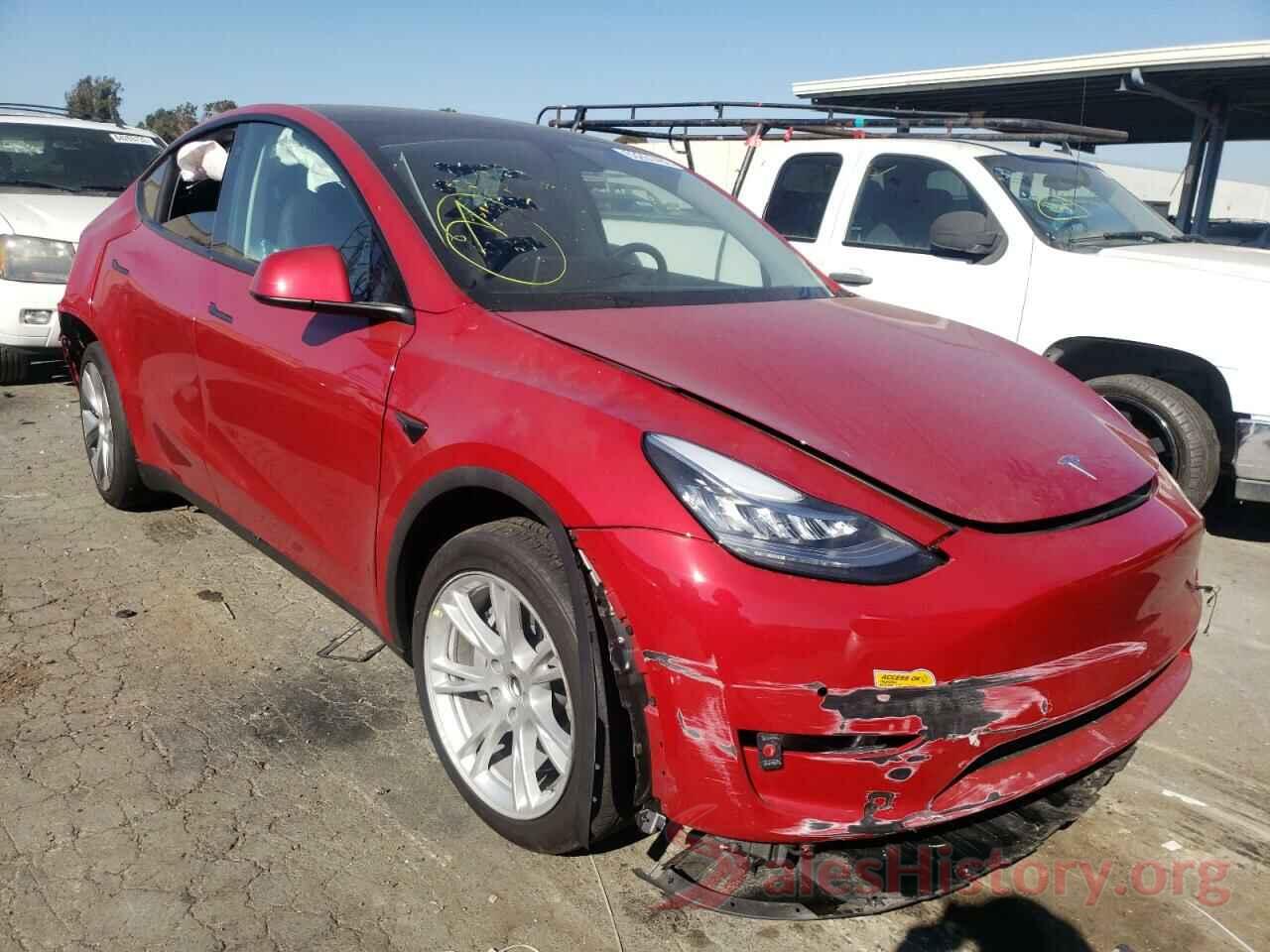 5YJYGDEE0MF229845 2021 TESLA MODEL Y