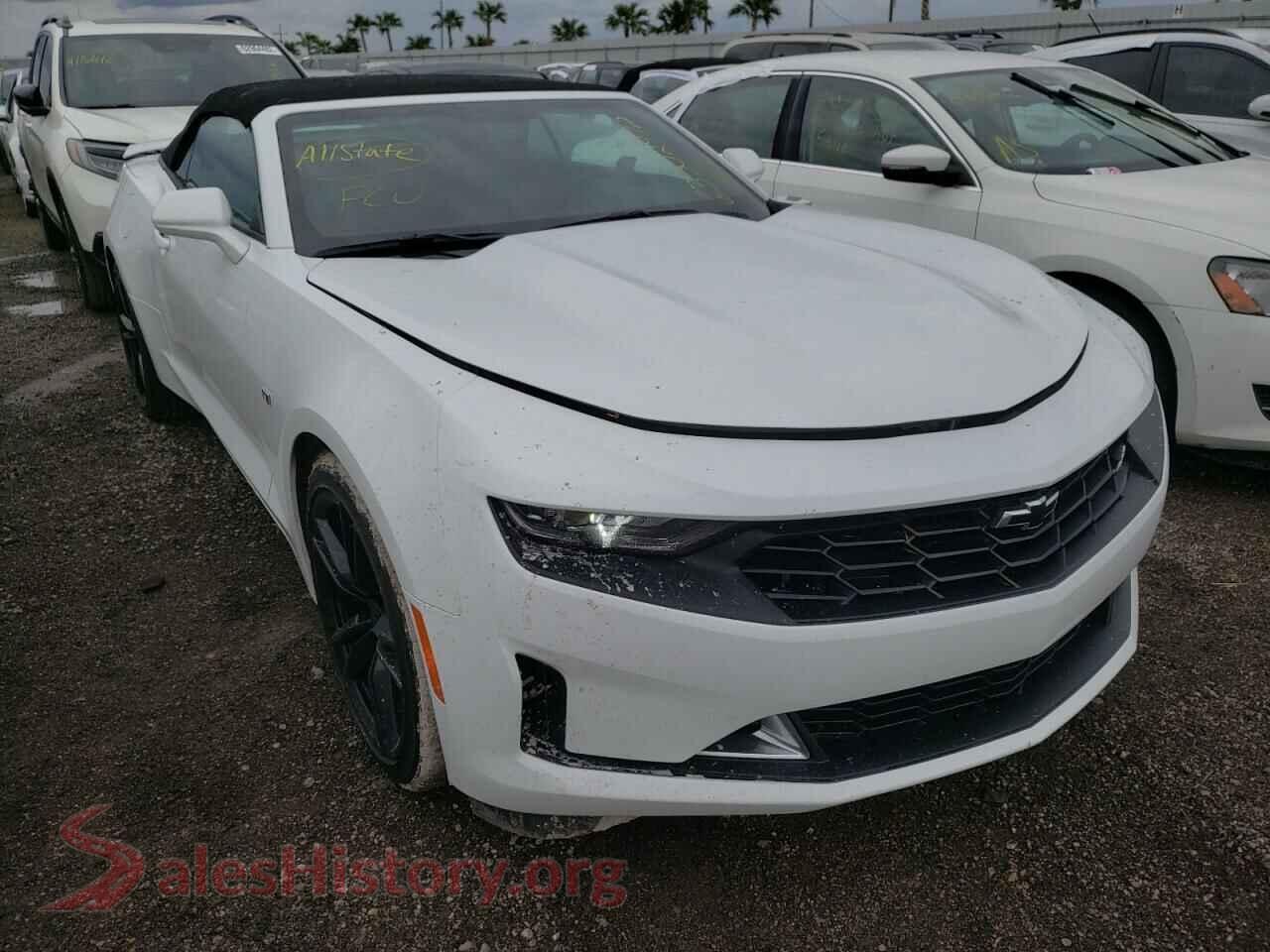 2021 CHEVROLET CAMARO VIN 1G1FD3DS4M0122452, auction photo