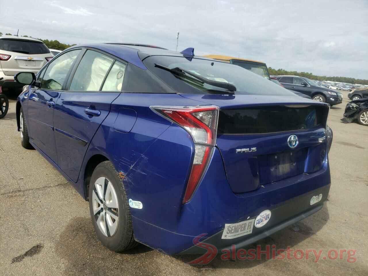 JTDKARFU2G3526398 2016 TOYOTA PRIUS