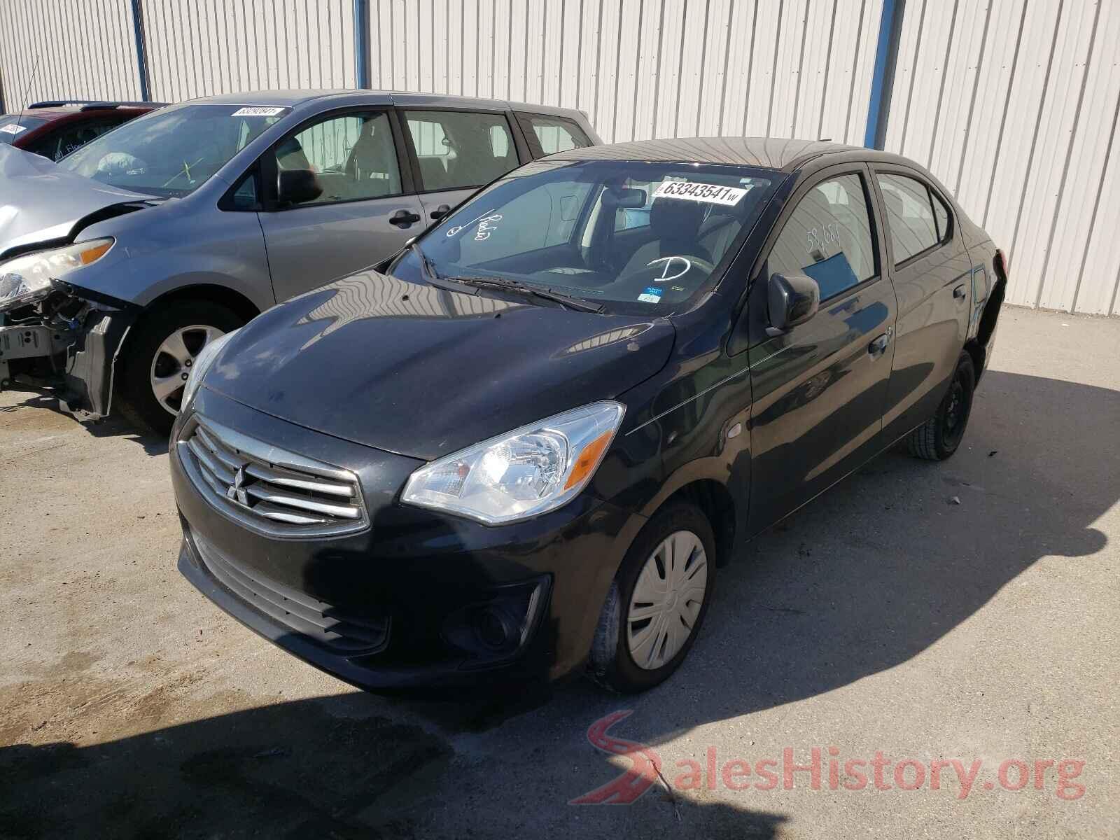 ML32F3FJ6HHF16407 2017 MITSUBISHI MIRAGE