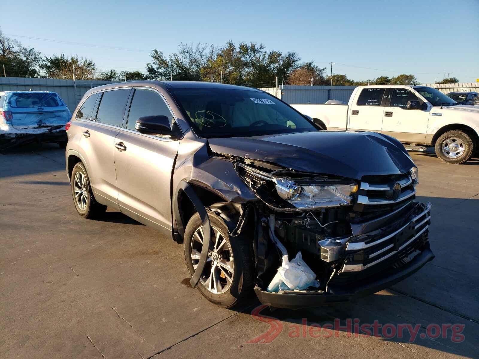 5TDZARFH6KS047846 2019 TOYOTA HIGHLANDER