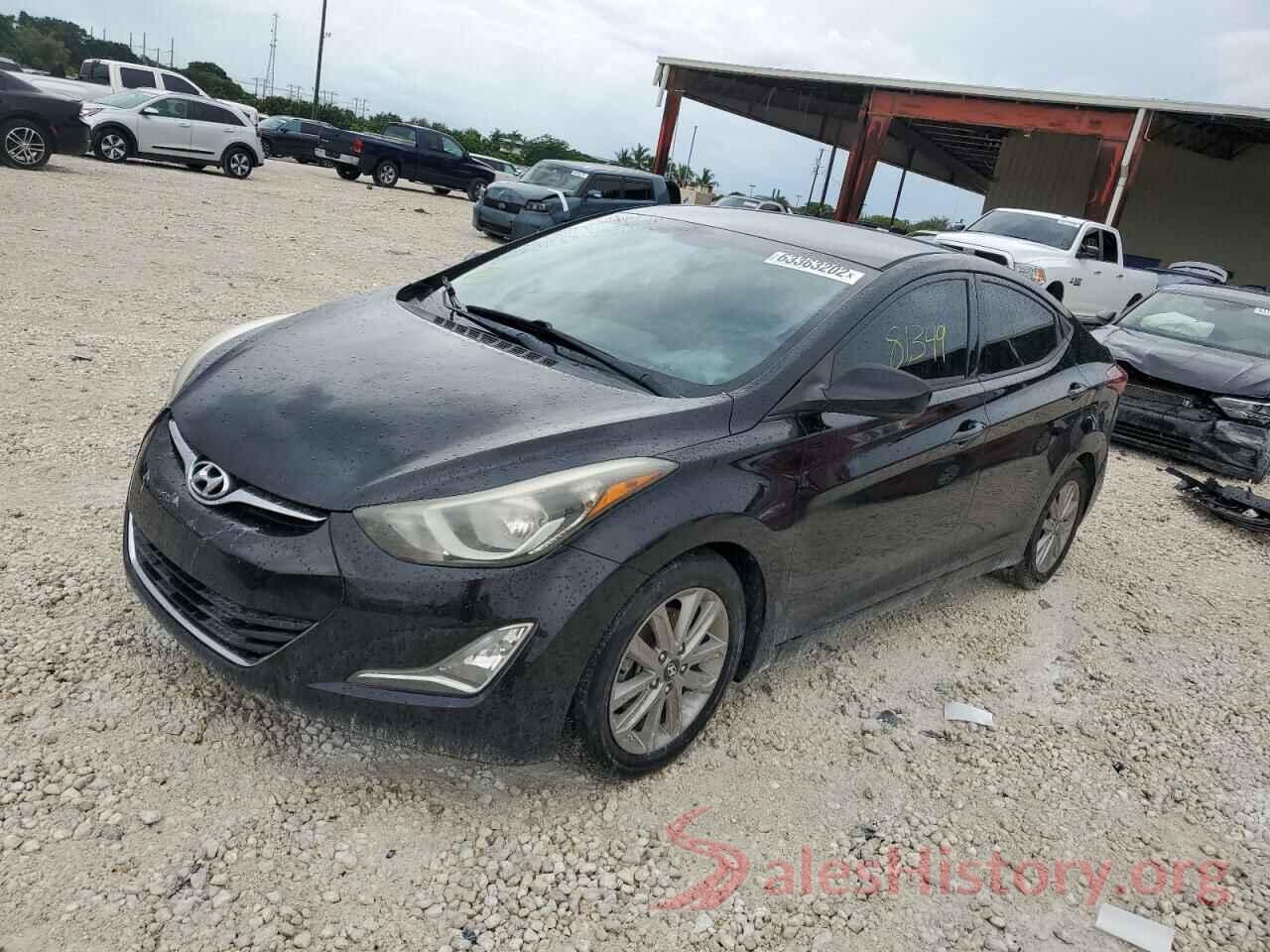 5NPDH4AEXEH478223 2014 HYUNDAI ELANTRA