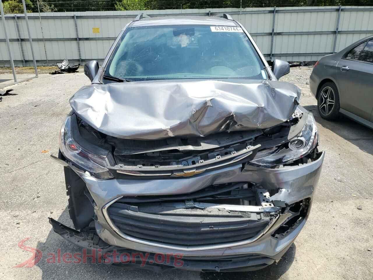 2020 CHEVROLET TRAX VIN 3GNCJLSB3LL258571, rear view