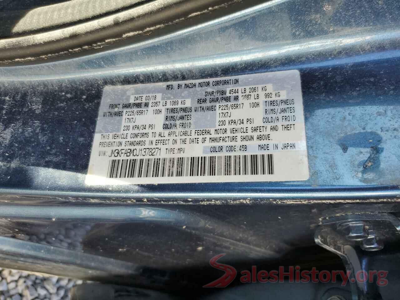 JM3KFABM0J1378271 2018 MAZDA CX-5