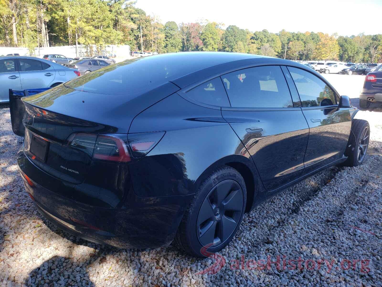 5YJ3E1EB8MF855793 2021 TESLA MODEL 3