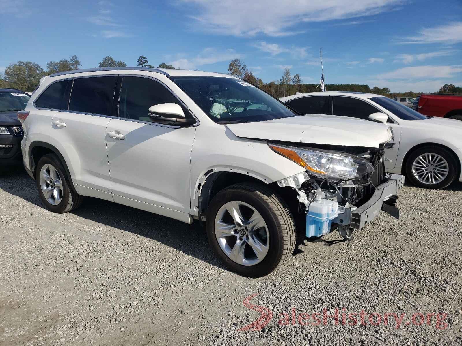 5TDYKRFH6GS184253 2016 TOYOTA HIGHLANDER