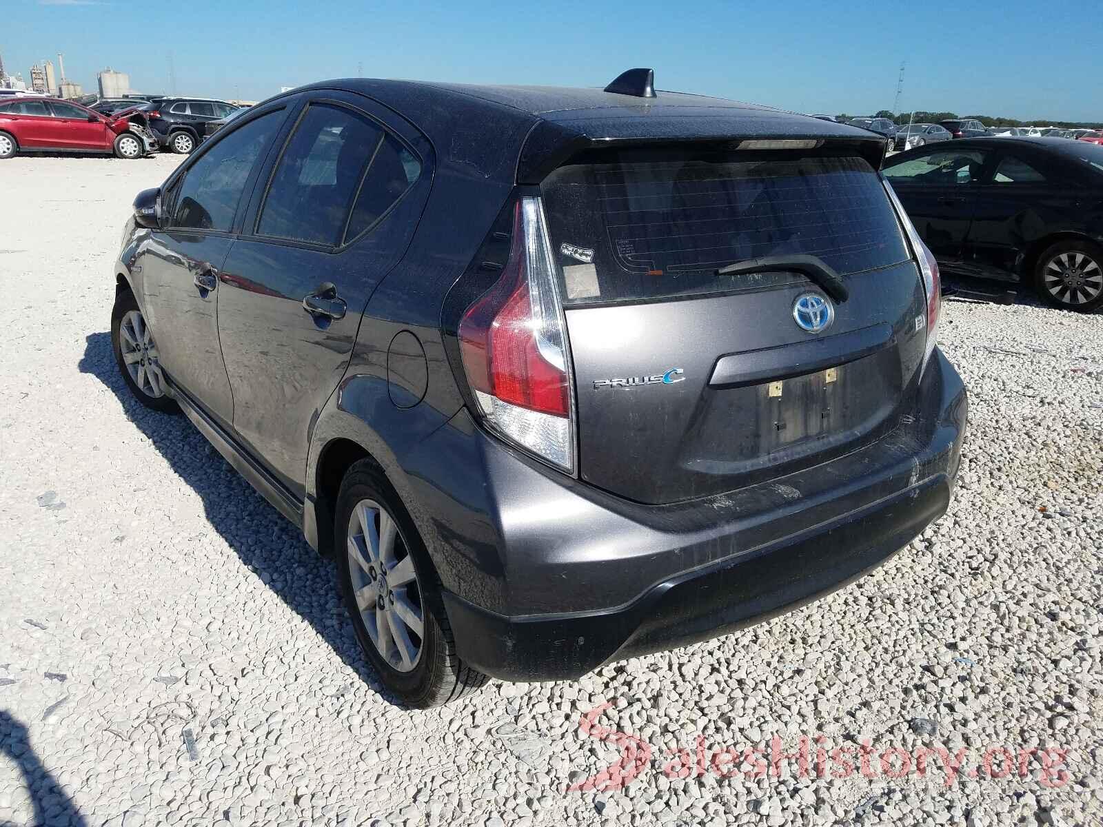 JTDKDTB35H1591678 2017 TOYOTA PRIUS