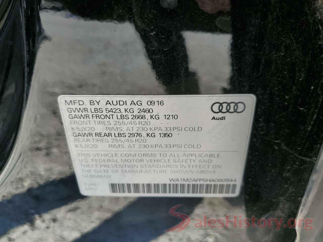 WA1M2AFP5HA060944 2017 AUDI Q5