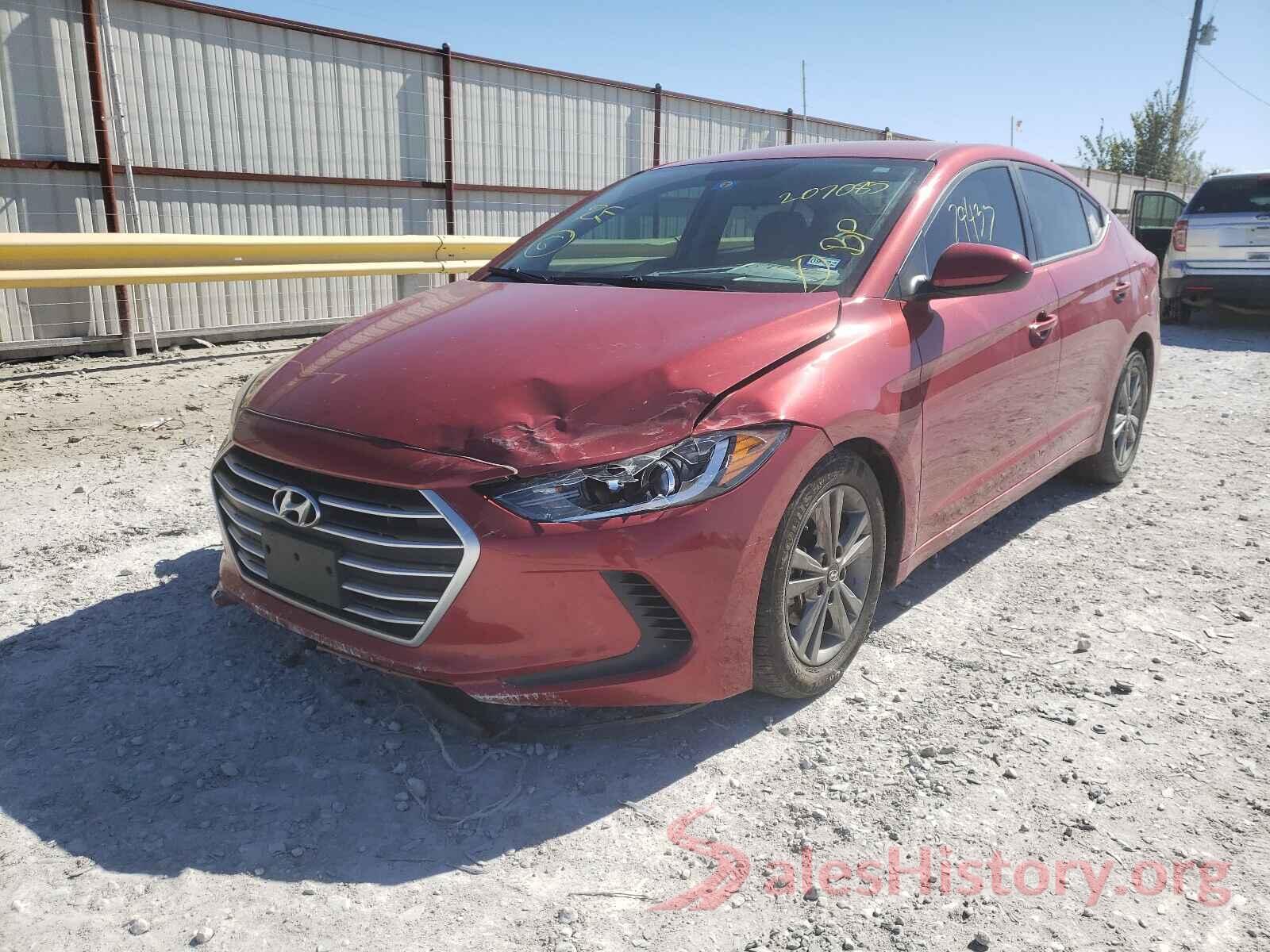 5NPD84LF4HH207085 2017 HYUNDAI ELANTRA