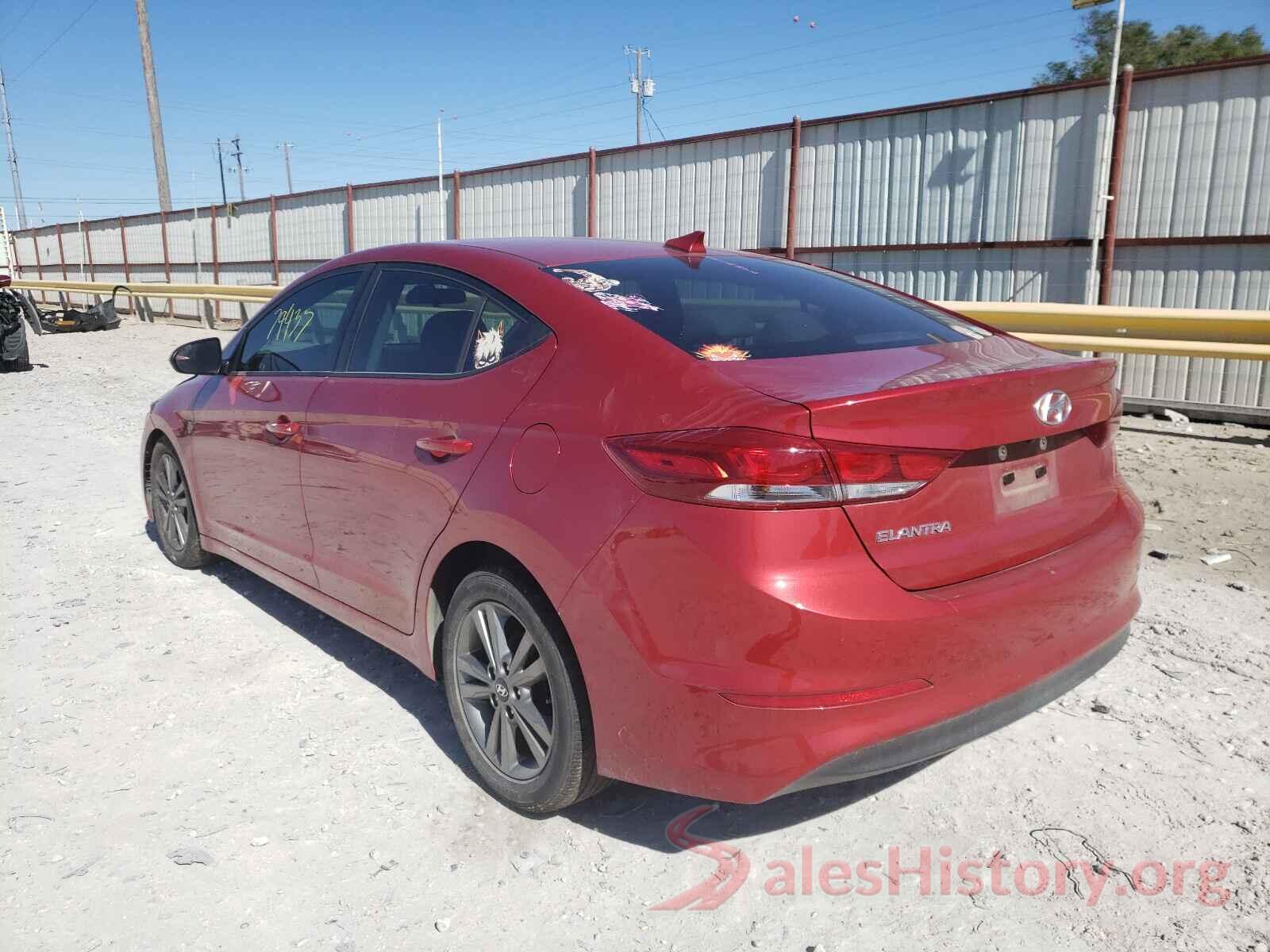 5NPD84LF4HH207085 2017 HYUNDAI ELANTRA