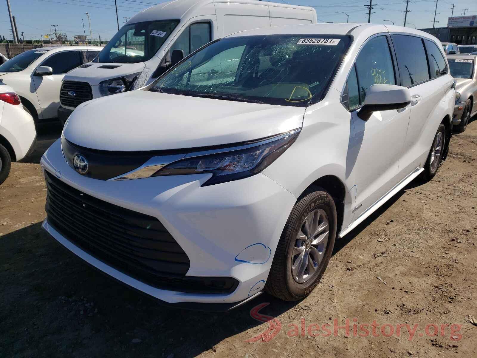 5TDKRKEC0MS044998 2021 TOYOTA SIENNA