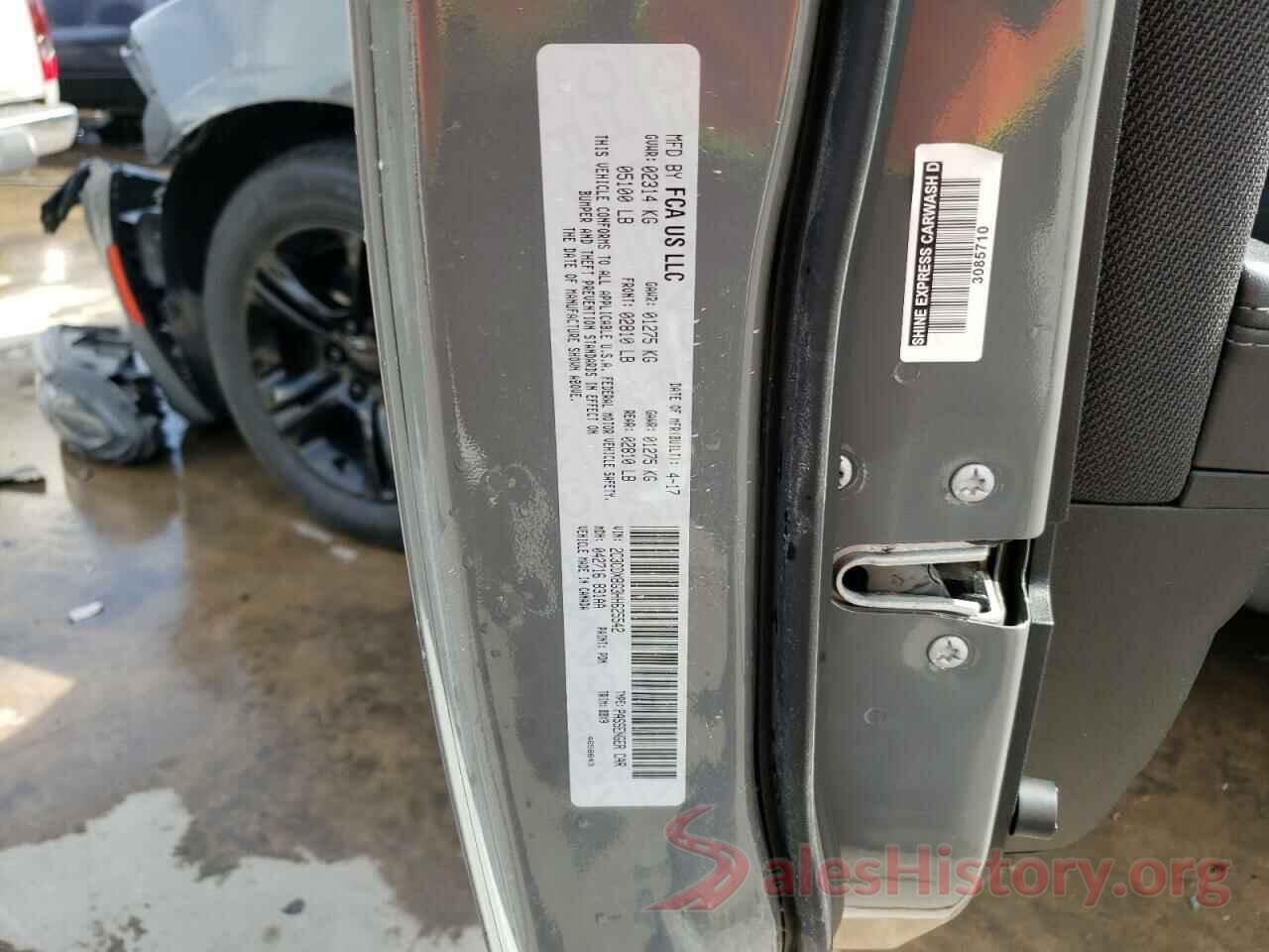 2C3CDXBG3HH625542 2017 DODGE CHARGER