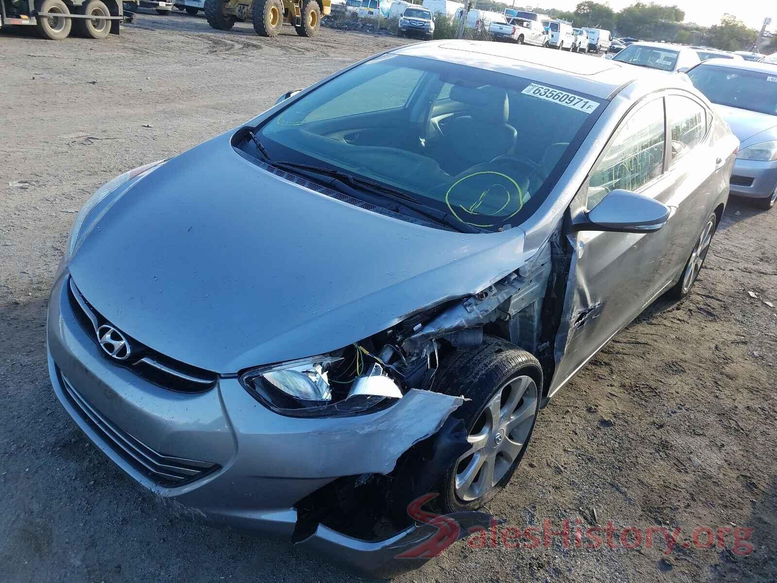 KMHDH4AE6BU159995 2011 HYUNDAI ELANTRA