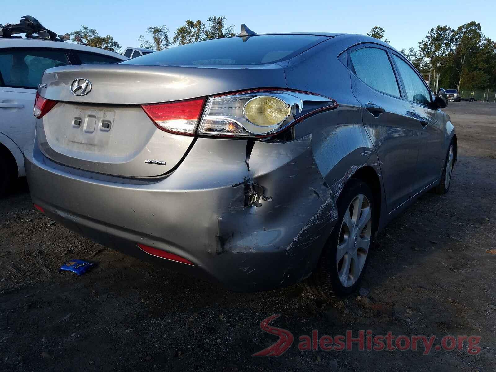 KMHDH4AE6BU159995 2011 HYUNDAI ELANTRA