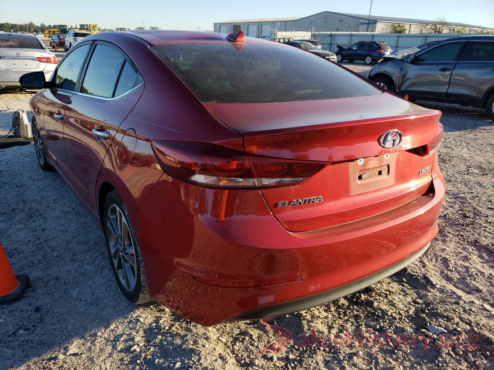 5NPD84LF7HH025476 2017 HYUNDAI ELANTRA