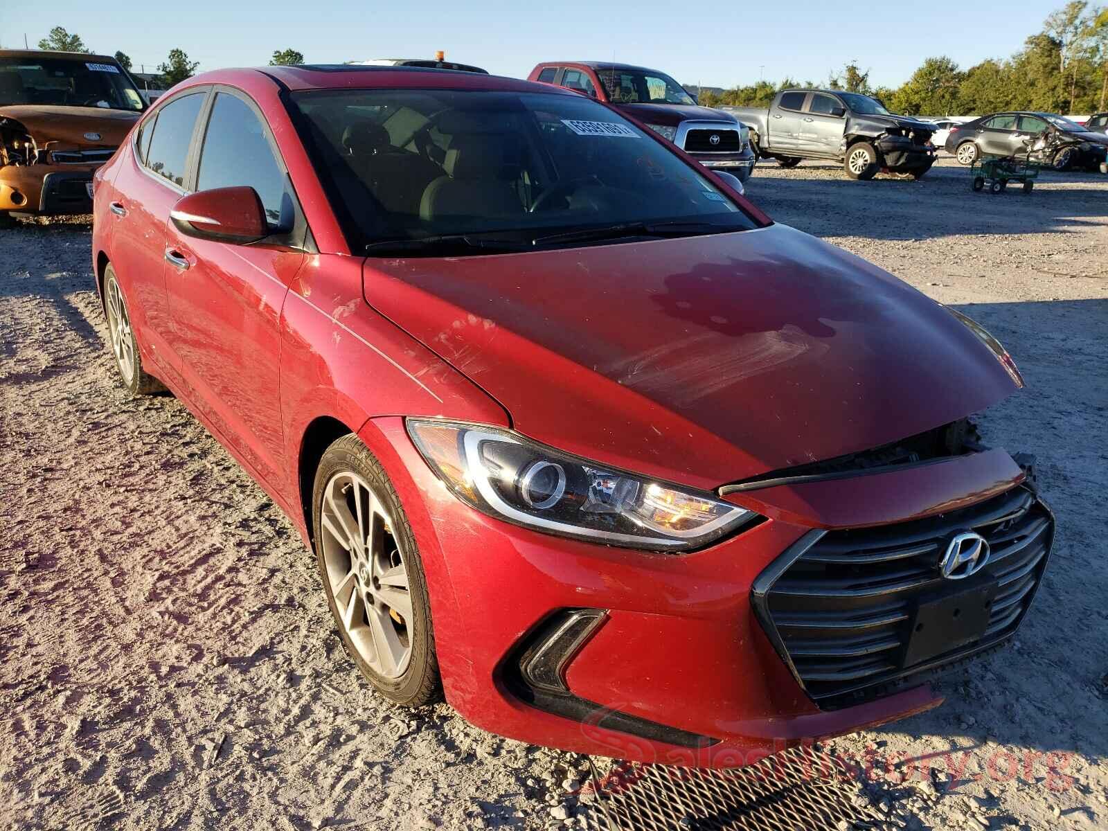 5NPD84LF7HH025476 2017 HYUNDAI ELANTRA