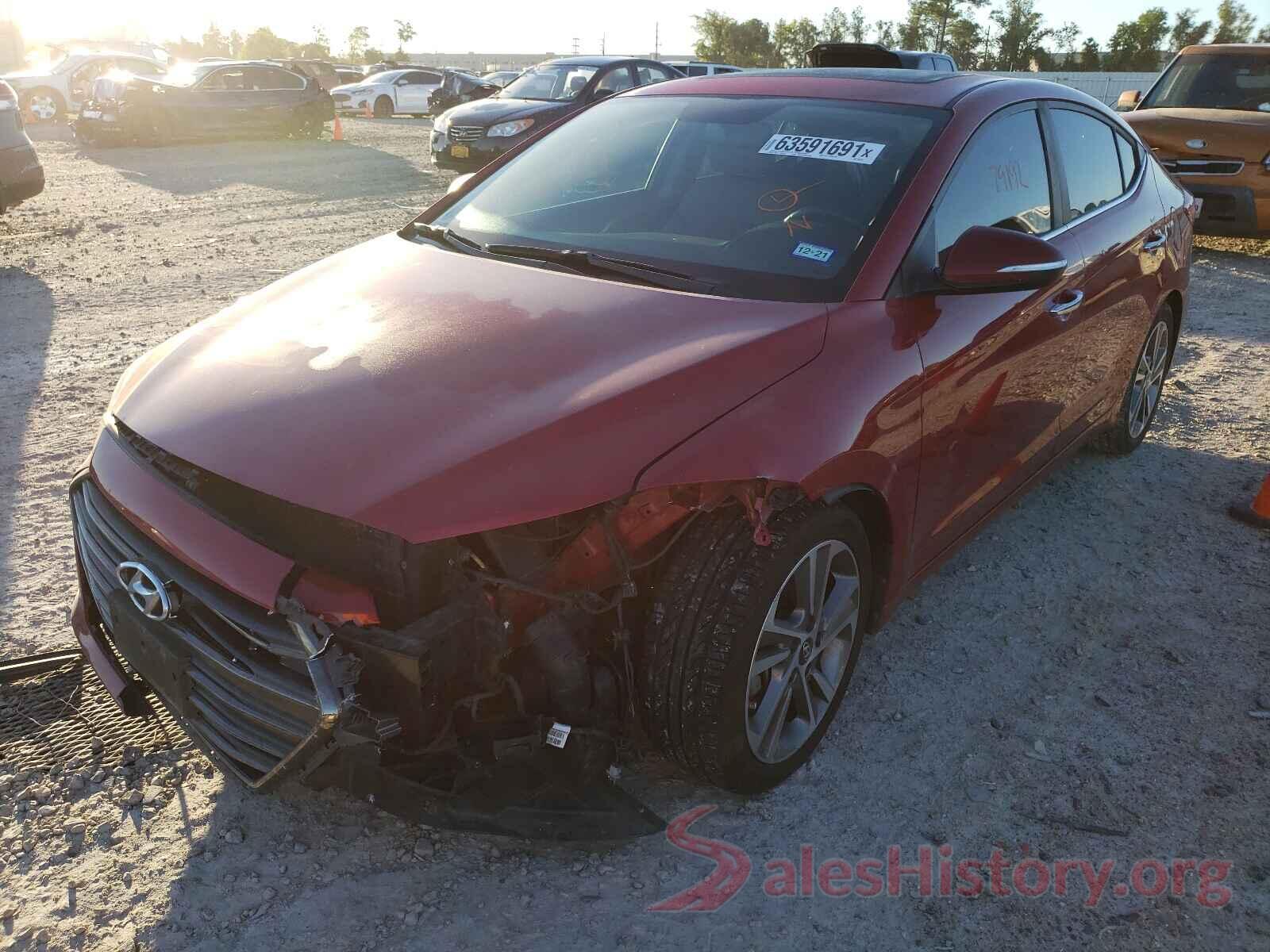 5NPD84LF7HH025476 2017 HYUNDAI ELANTRA