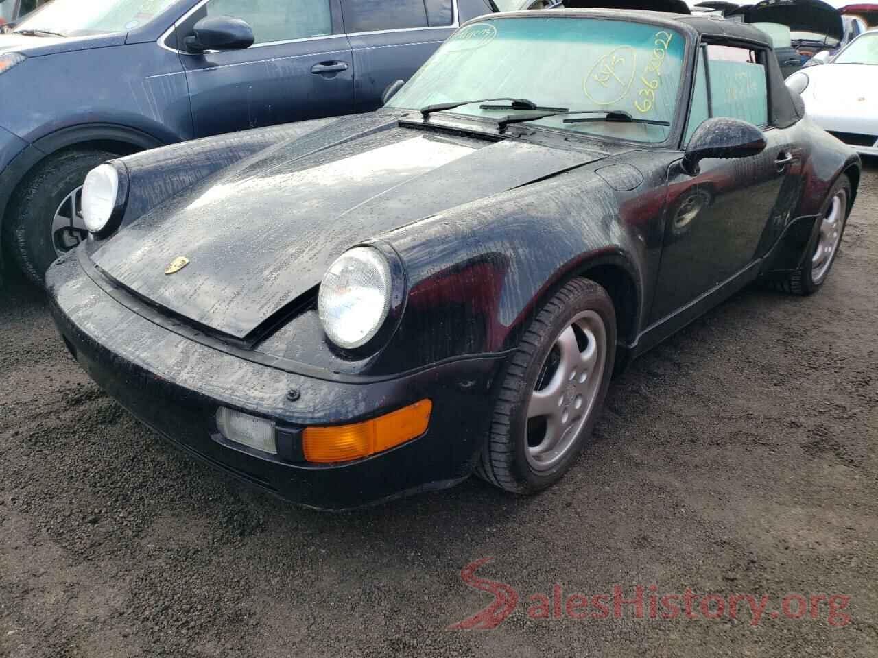 WP0CB2967NS460584 1992 PORSCHE 911